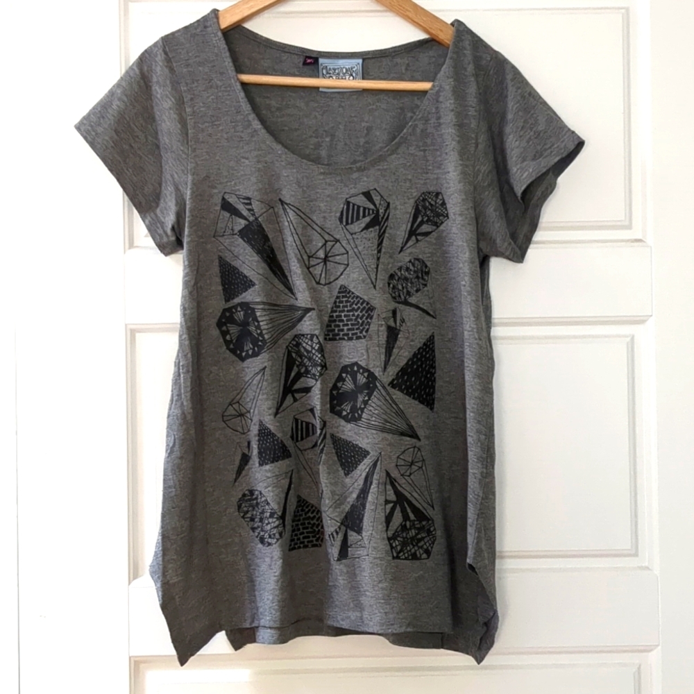 vintage lazy oaf diamond tshirt